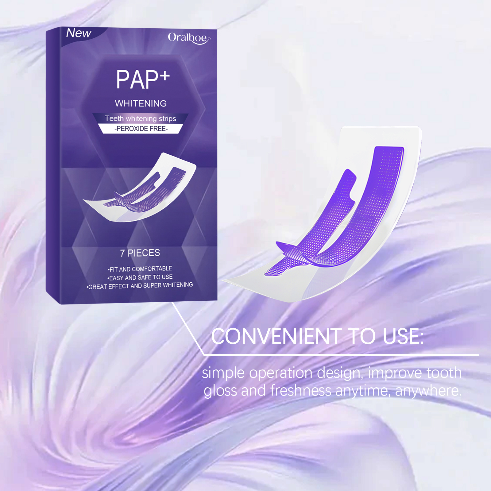 Purple Teeth Whitening Strips  - огляд і ціна Purple Toning Shampoo