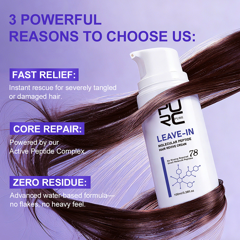 PURC Leave-In Keratin Hair Cre - огляд і ціна Hair Care Hair Mask