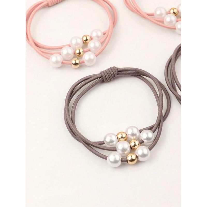 10pcs Cute Faux Pearl Hair Tie - огляд і ціна Hair Care Gift Set