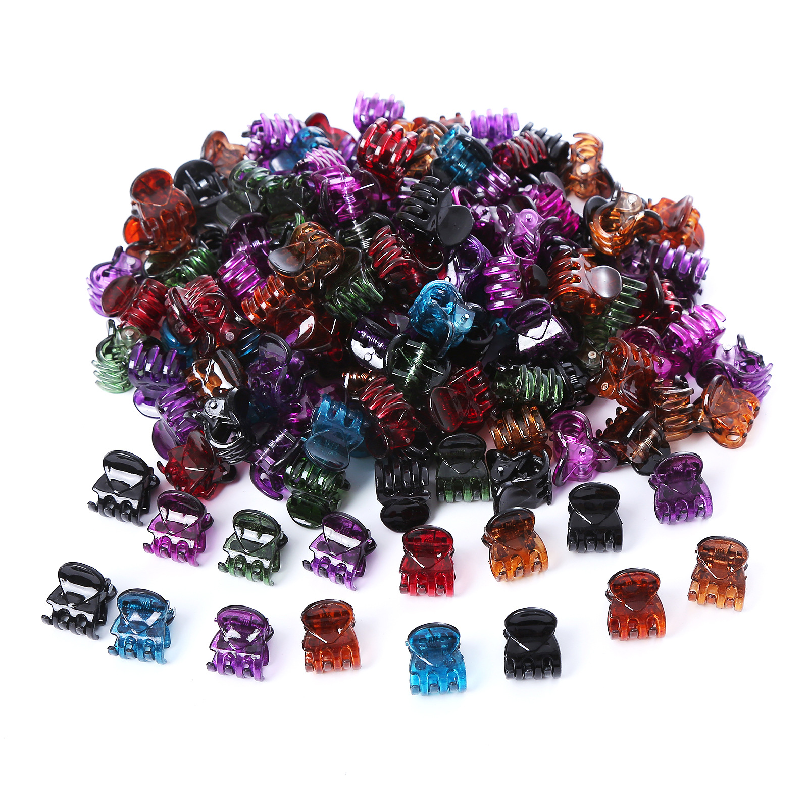 1CM 100Pcs/Set Hair Claw Clips - огляд і ціна Hair Care Gift Set