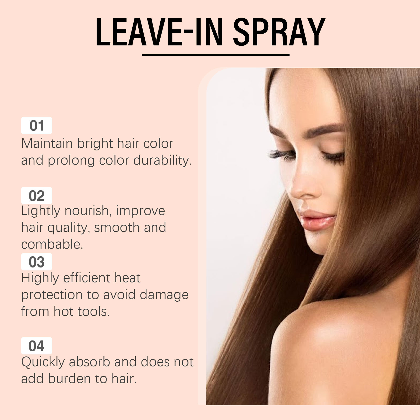 Hair Care Spray Moisturizing F - огляд і ціна Hair Care Vitamin E